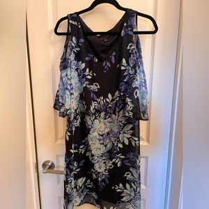 - Blue Floral Dress